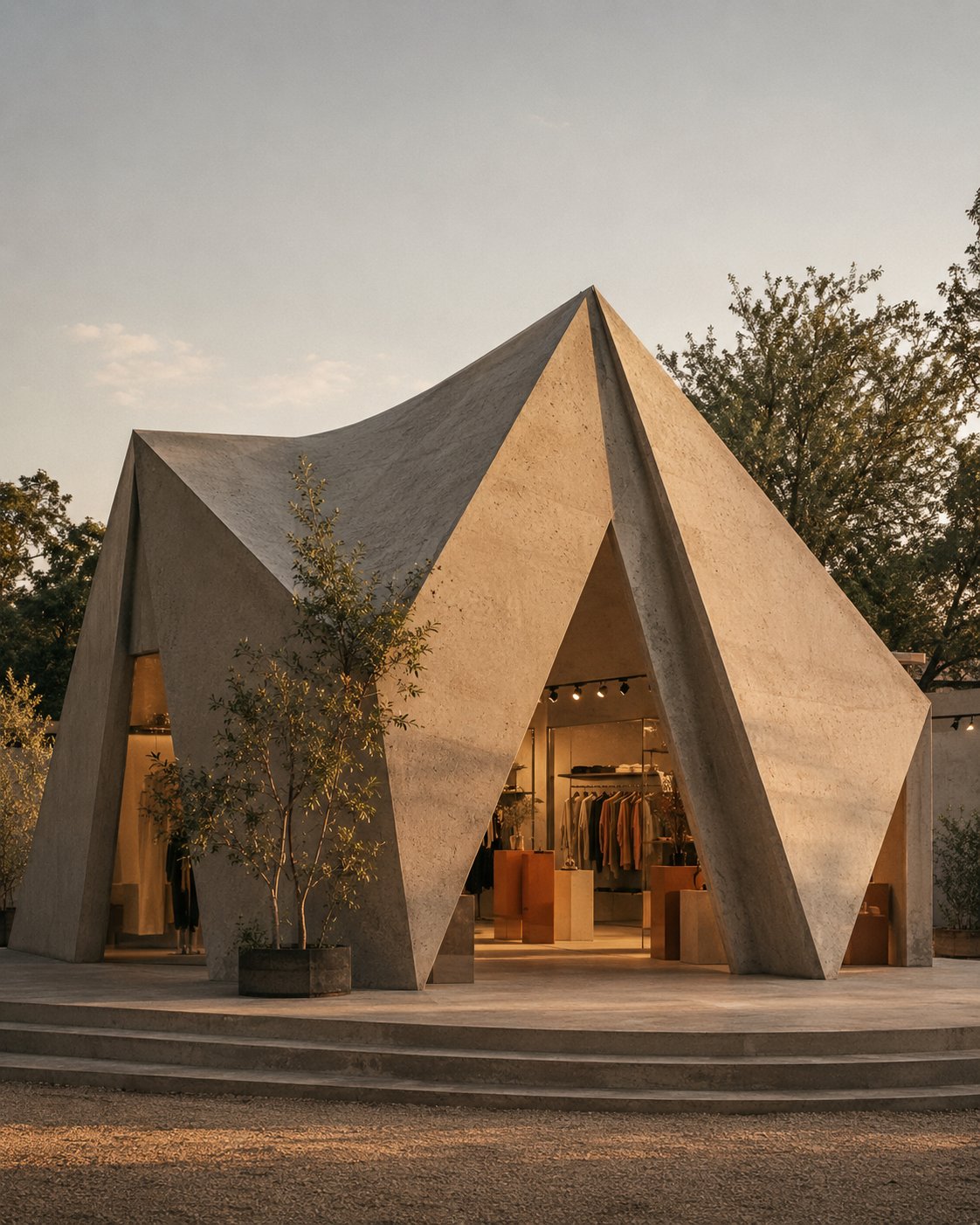 Arquitectura del pop-up PACHA en Quito